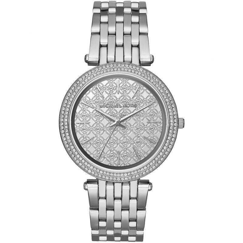 Michael Kors Ladies Darci Silver Motif Watch - MK3404